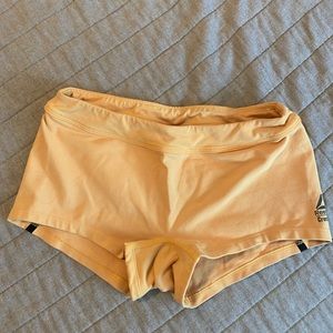 Reebok Yellow CrossFit chase booty shorts